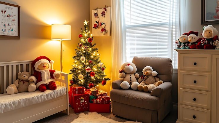 8 Cute Christmas Kids Room Decor Ideas