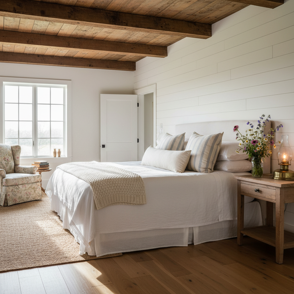 24 Cozy Farmhouse Bedroom Designs That Never Feel Dated