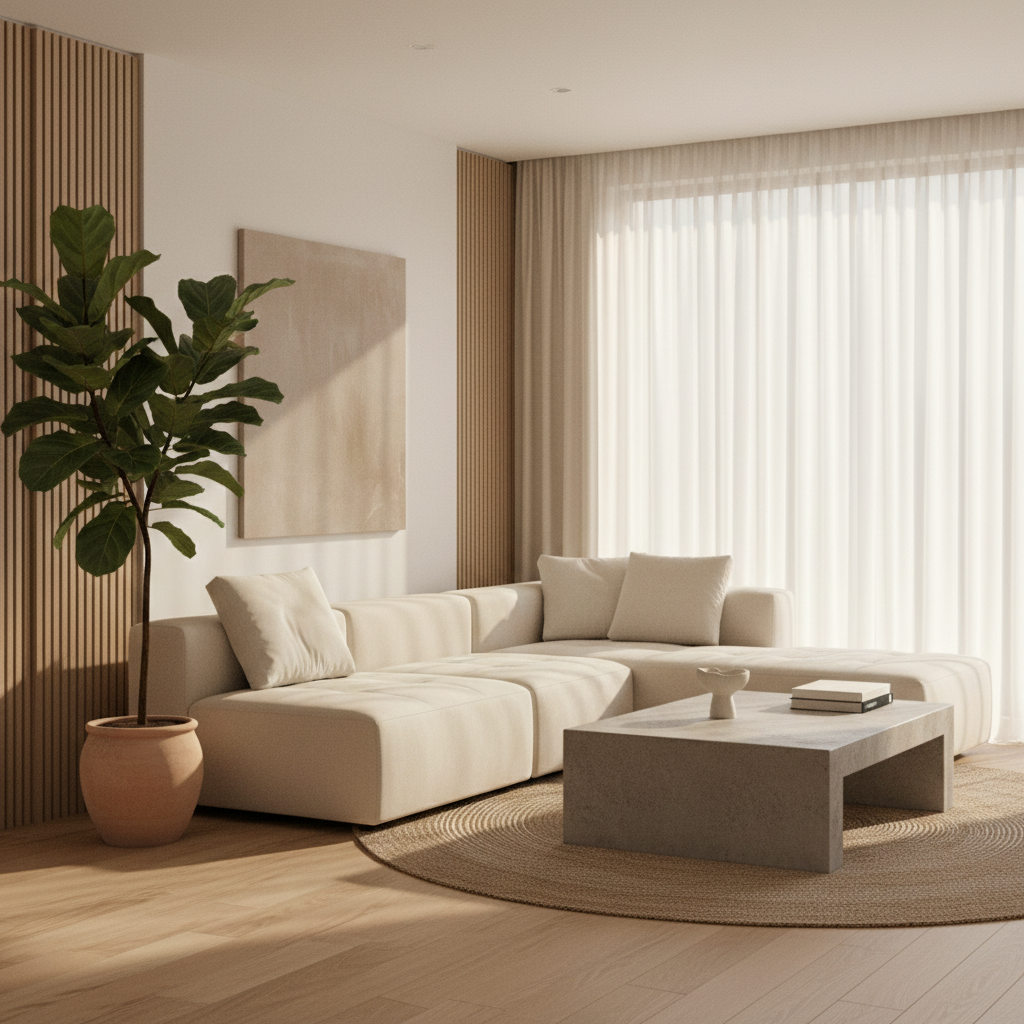 21 Clean and Simple Living Rooms With Minimalist Charm