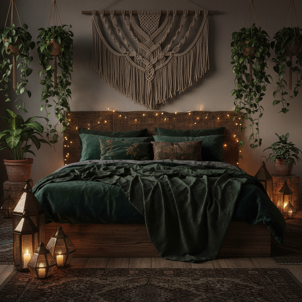 11 Dark Boho Bedrooms With an Enchanting, Dreamy Feel
