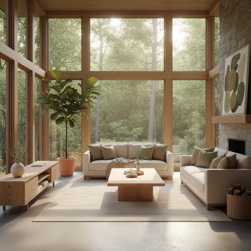 19 Nature-Inspired Living Room Designs That Feel Calm and Organic
