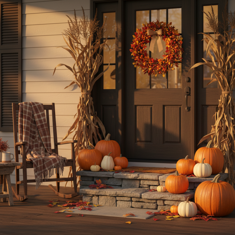 9 Fall Porch Decor Ideas to Create a Warm & Welcoming Entry
