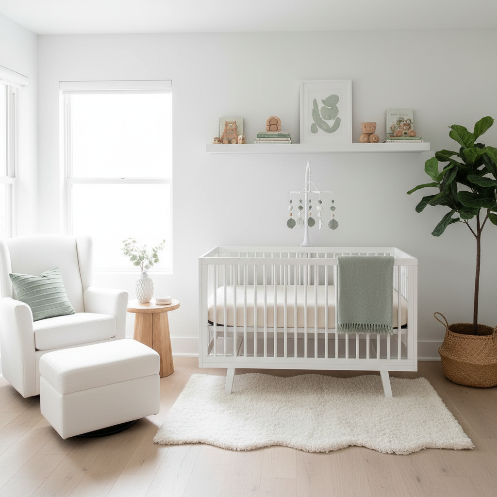 20 White Nursery Ideas for Modern, Minimal & Stylish Parents