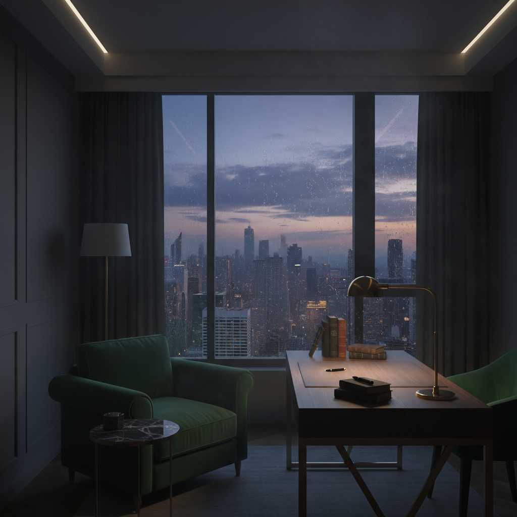 22 Dark and Dramatic Home Office Designs With Personality