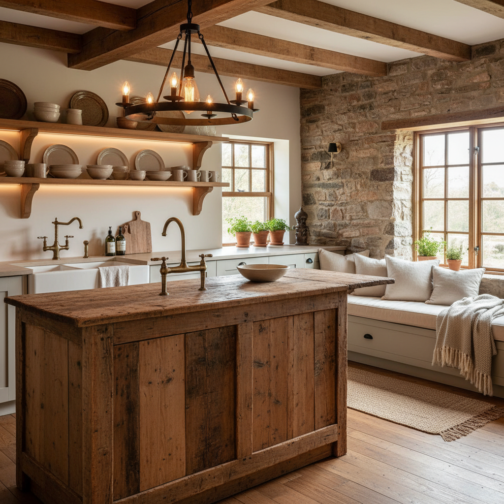 27 Rustic Kitchen Interiors That Feel Warm and Welcoming