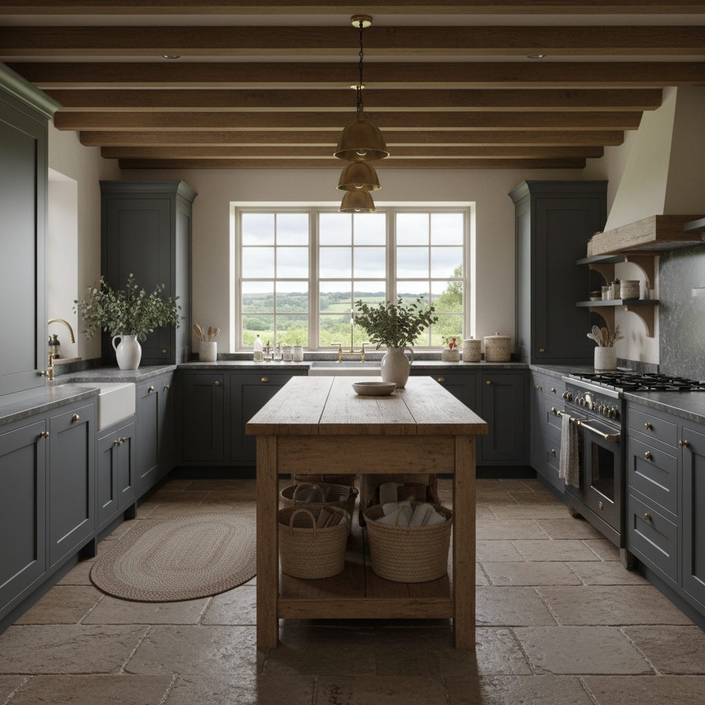 15 Farmhouse Kitchens With Moody, Character-Rich Style