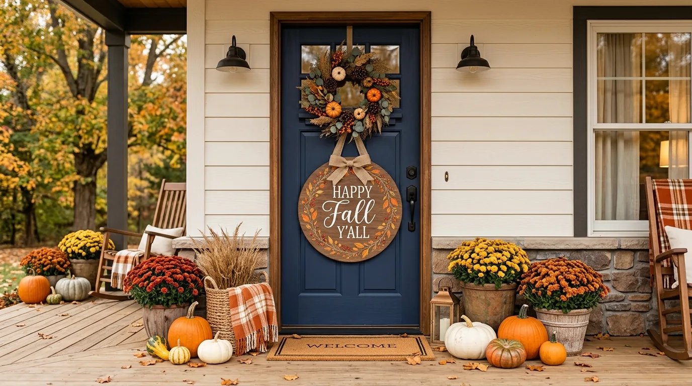 Add a Seasonal Door Sign