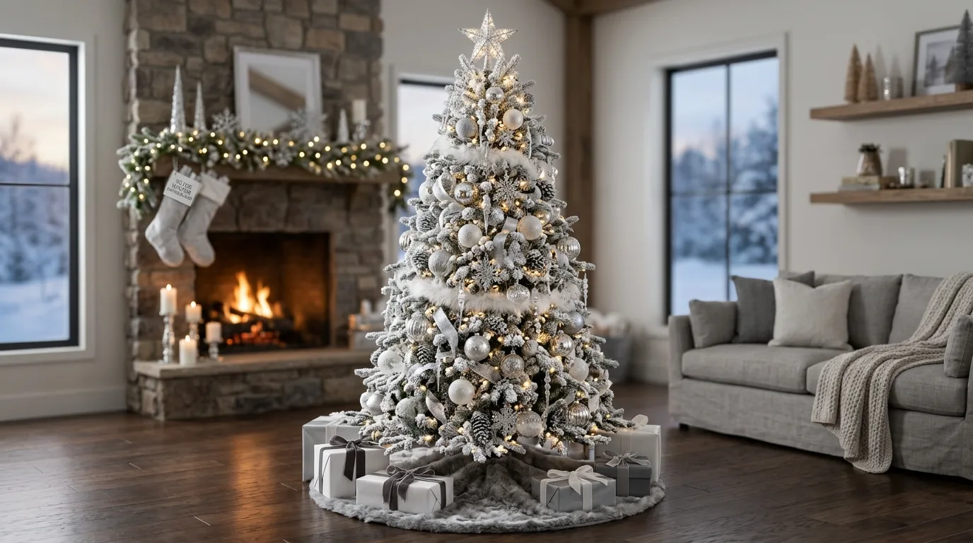 Silver Winter Wonderland Tree