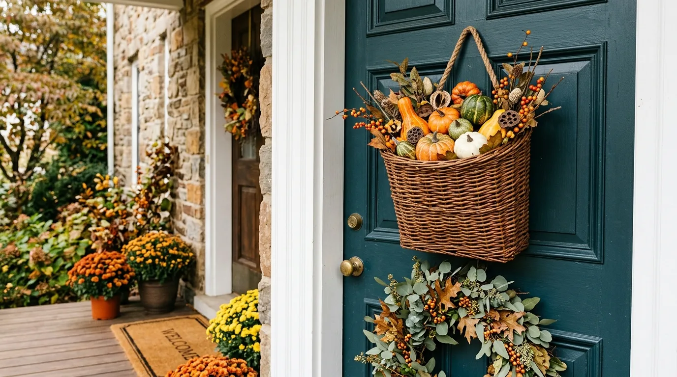 Add a Rustic Wooden Basket