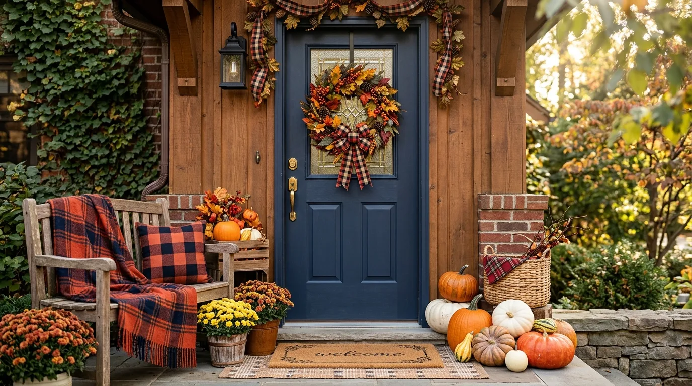 Add Plaid Fall Accents