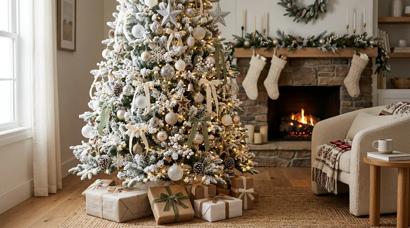 Snowy Christmas Tree Ideas