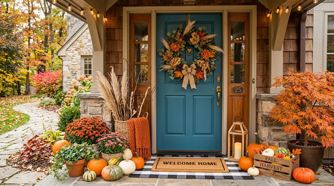 Create a Complete Fall Entryway