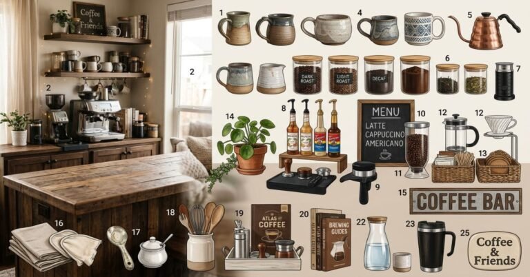 25 Coffee Bar Ideas to Create a Cozy Coffee Station at Home